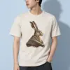 "Winter Wool Hare" Heavyweight Unisex Crewneck T-shirt