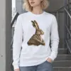 "Winter Wool Hare" Unisex Longsleeve T-shirt