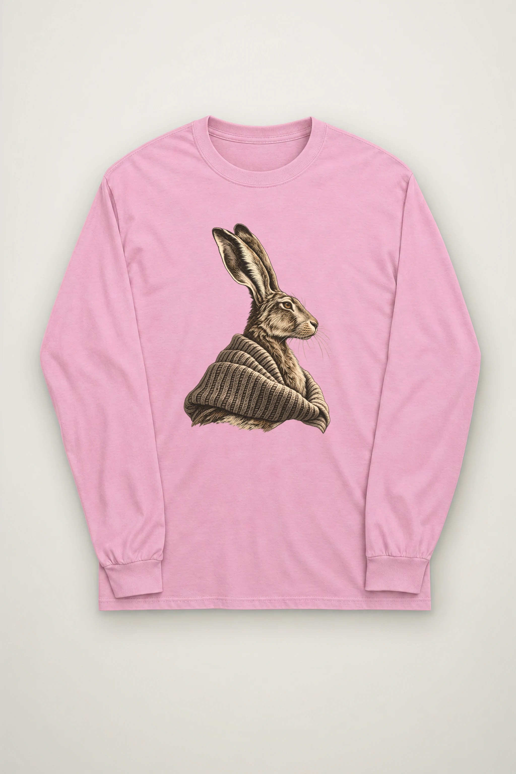 "Winter Wool Hare" Unisex Longsleeve T-shirt