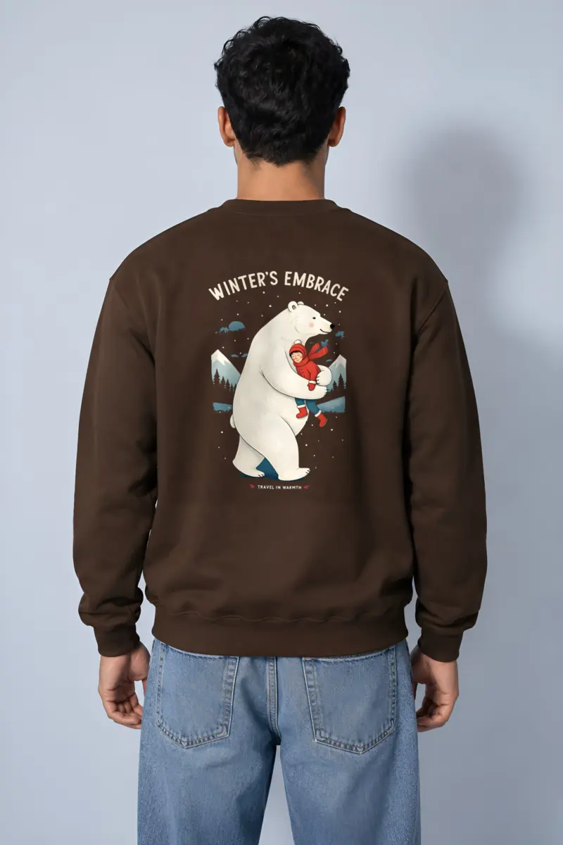 "Winter’s Embrace" Heavy Blend Unisex Crewneck Sweatshirt