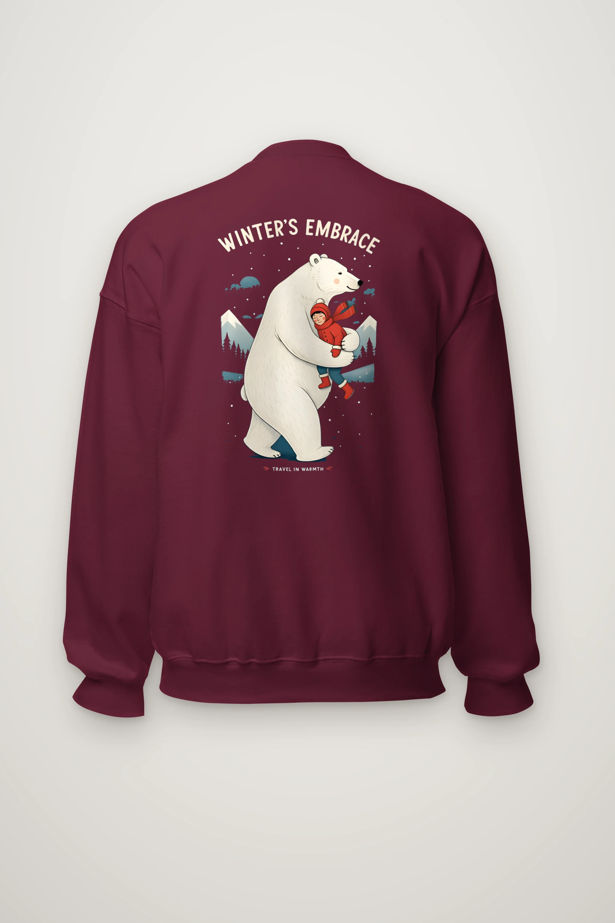 "Winter’s Embrace" Heavy Blend Unisex Crewneck Sweatshirt