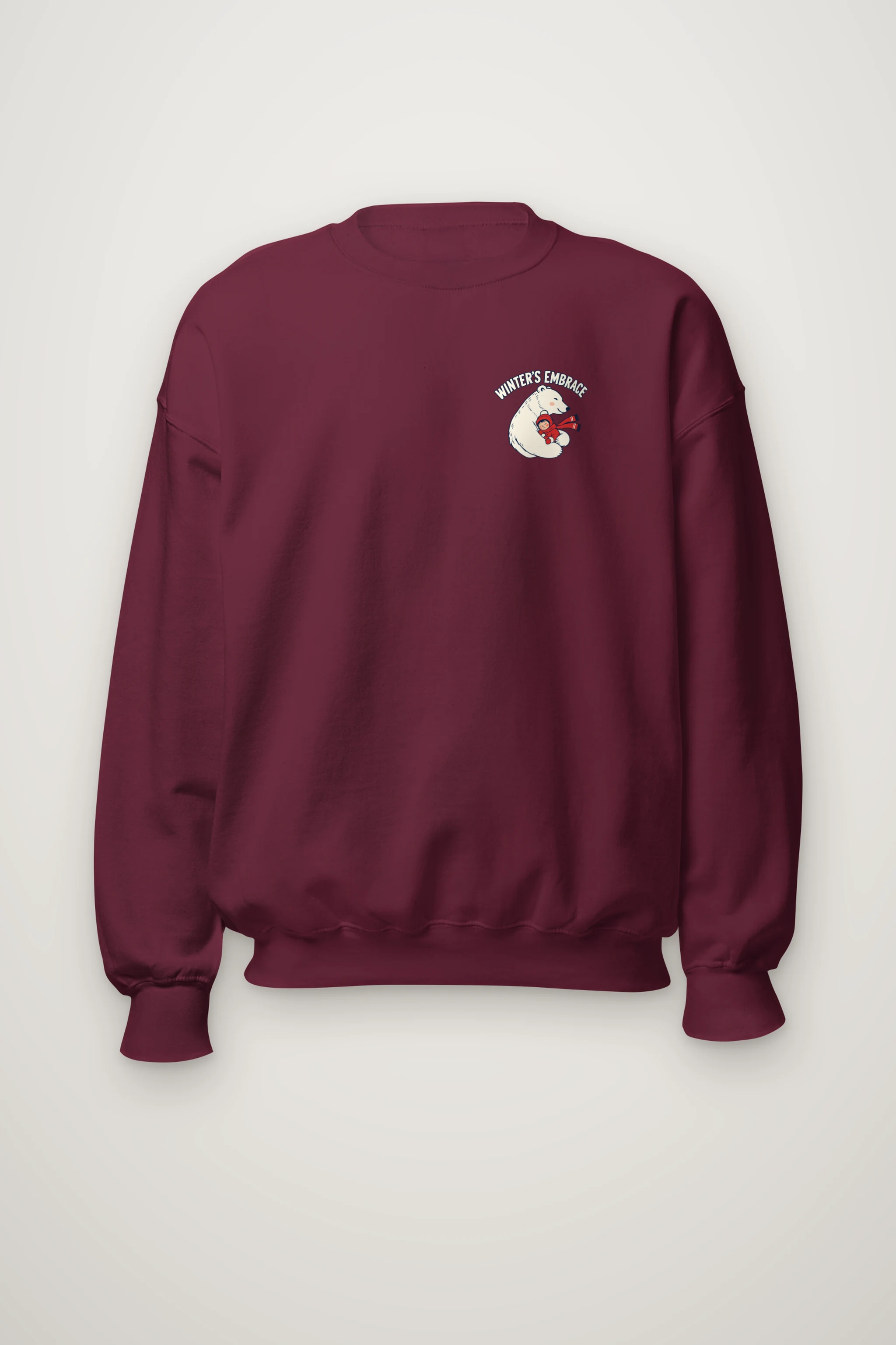 "Winter’s Embrace" Heavy Blend Unisex Crewneck Sweatshirt