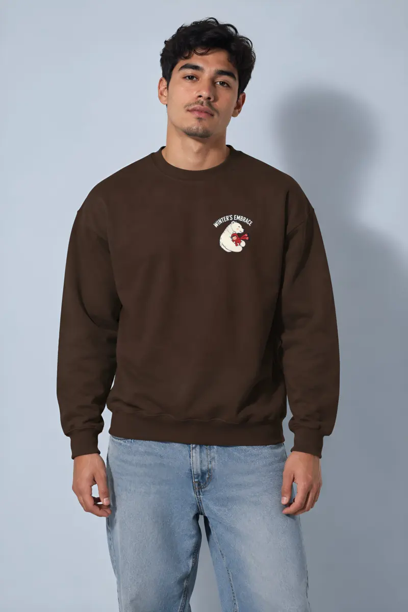 "Winter’s Embrace" Heavy Blend Unisex Crewneck Sweatshirt