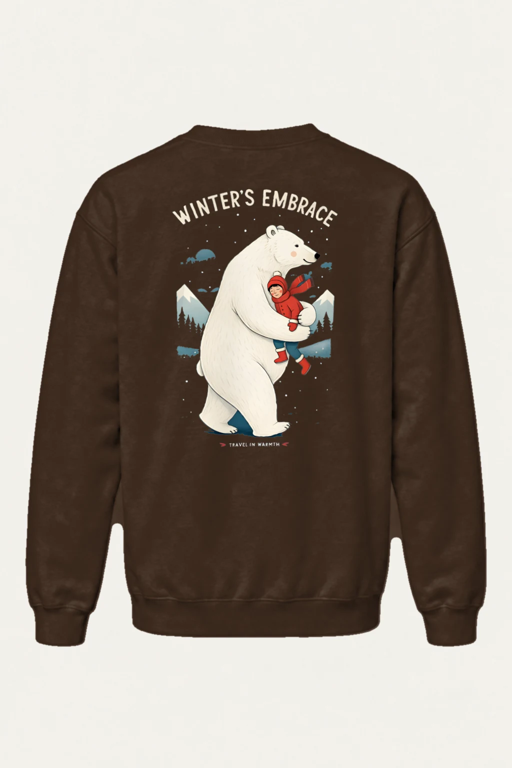 "Winter's Embrace" Heavy Blend Unisex Crewneck Sweatshirt | Gildan 18000