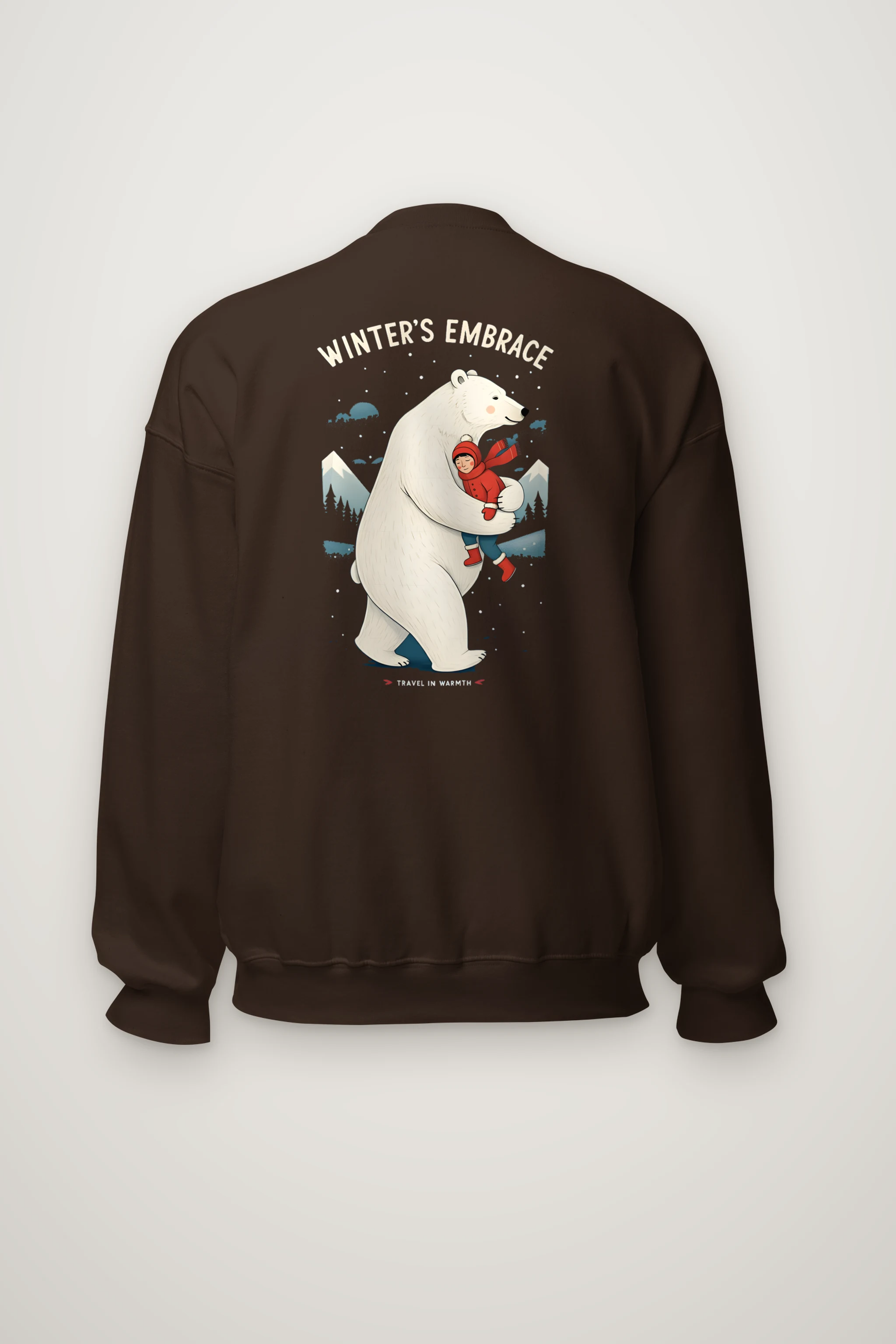 "Winter’s Embrace" Heavy Blend Unisex Crewneck Sweatshirt