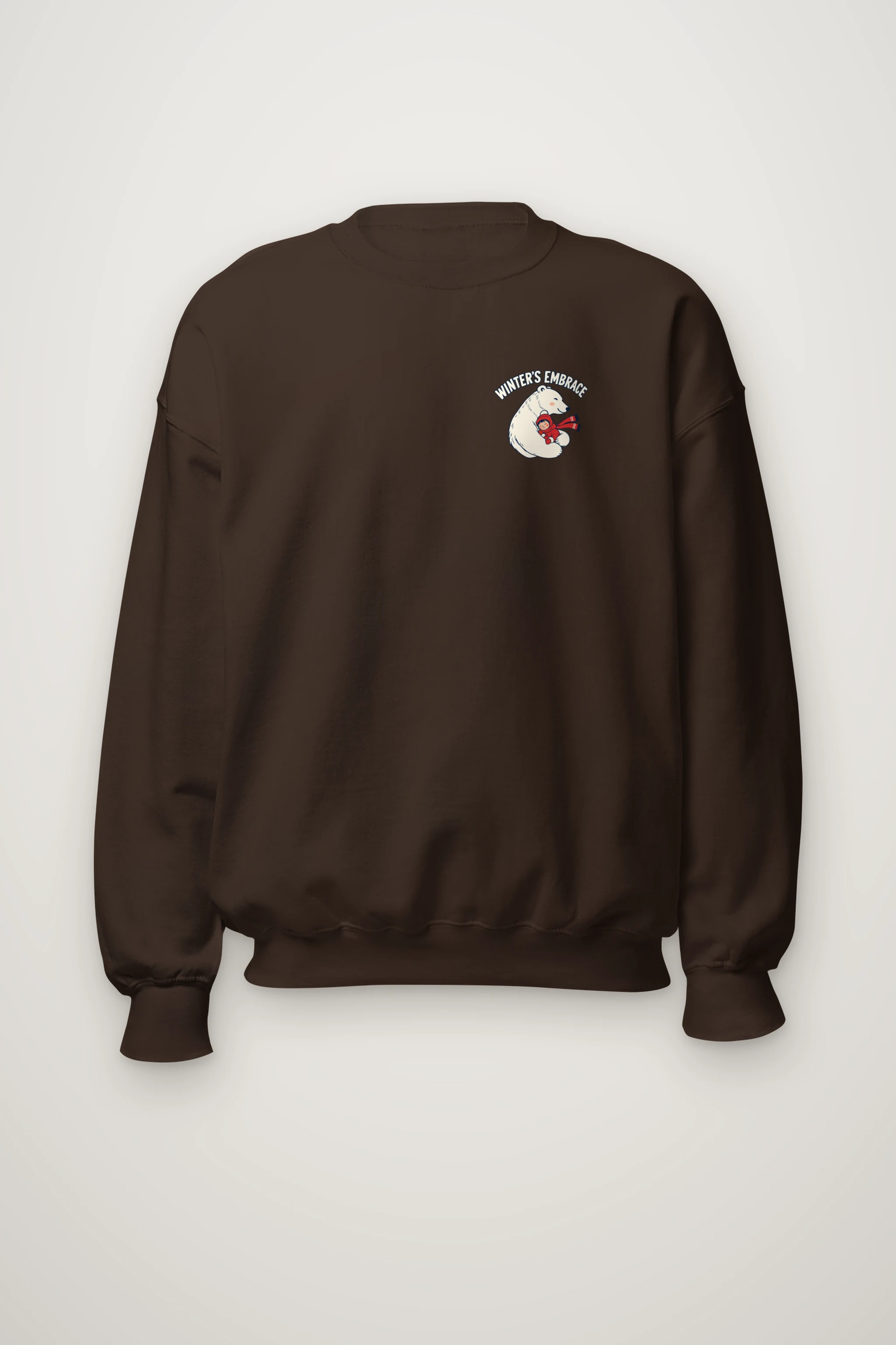 "Winter’s Embrace" Heavy Blend Unisex Crewneck Sweatshirt
