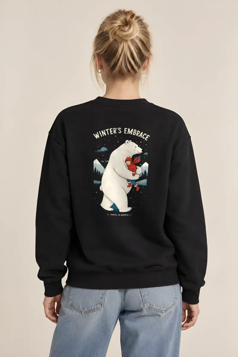 "Winter’s Embrace" 1 Crewneck Sweatshirt