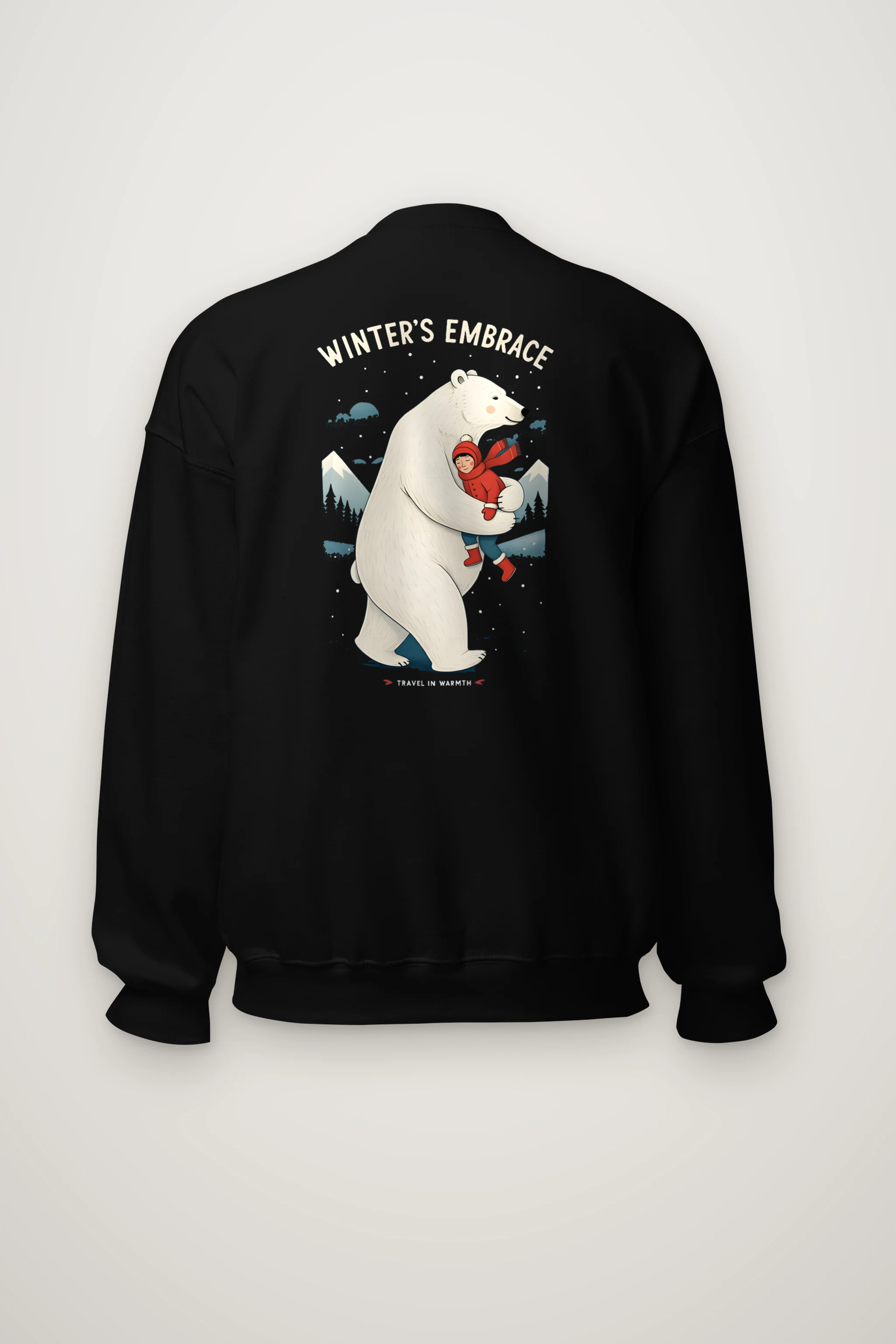 "Winter’s Embrace" Heavy Blend Unisex Crewneck Sweatshirt