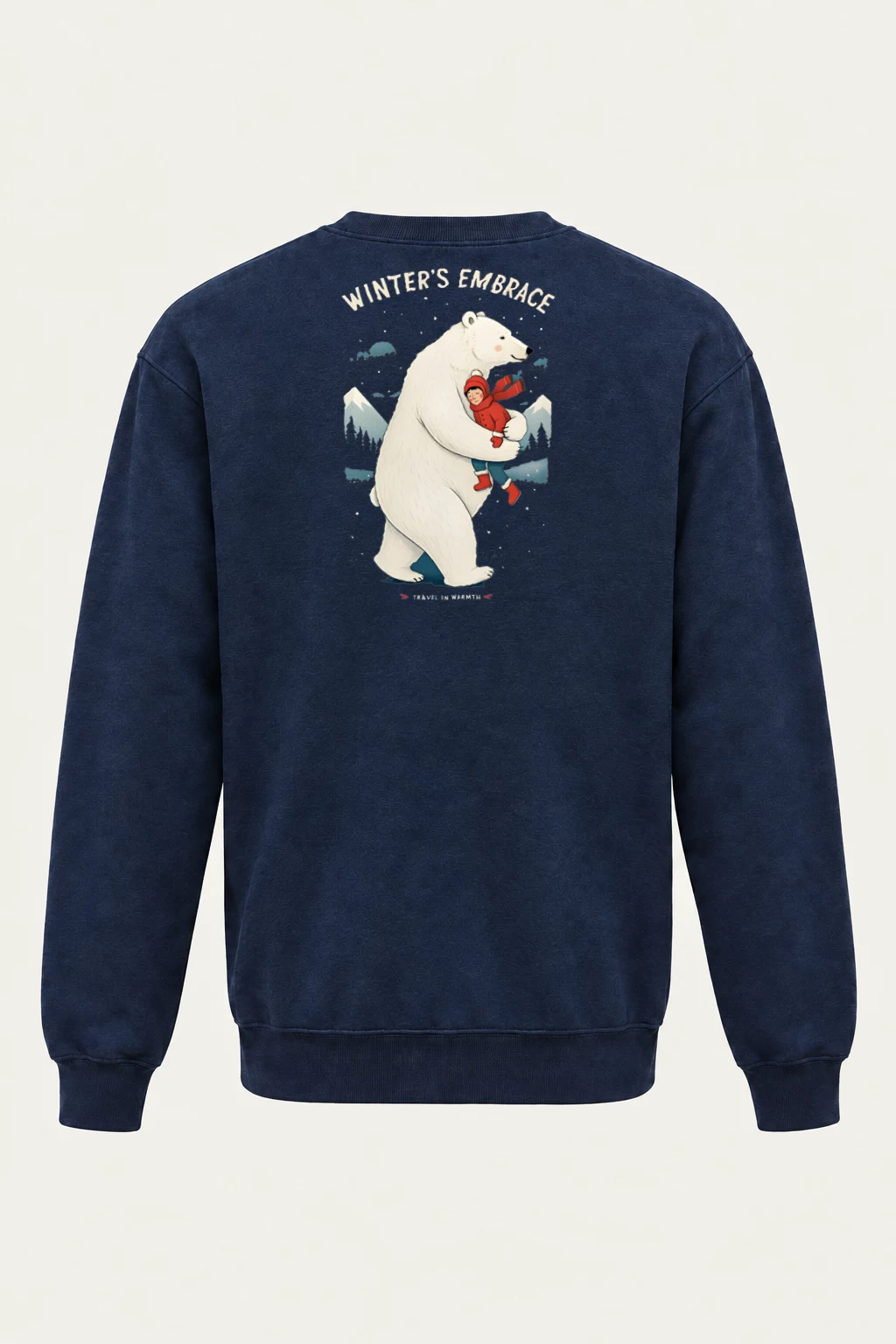 "Winter's Embrace" Heavy Blend Unisex Crewneck Sweatshirt | Gildan 18000