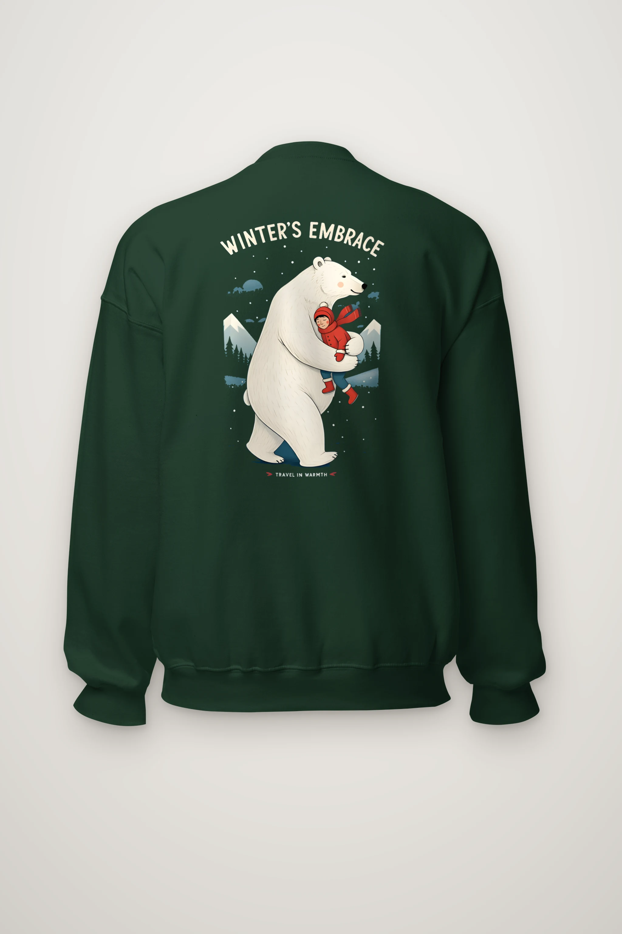 "Winter’s Embrace" Heavy Blend Unisex Crewneck Sweatshirt