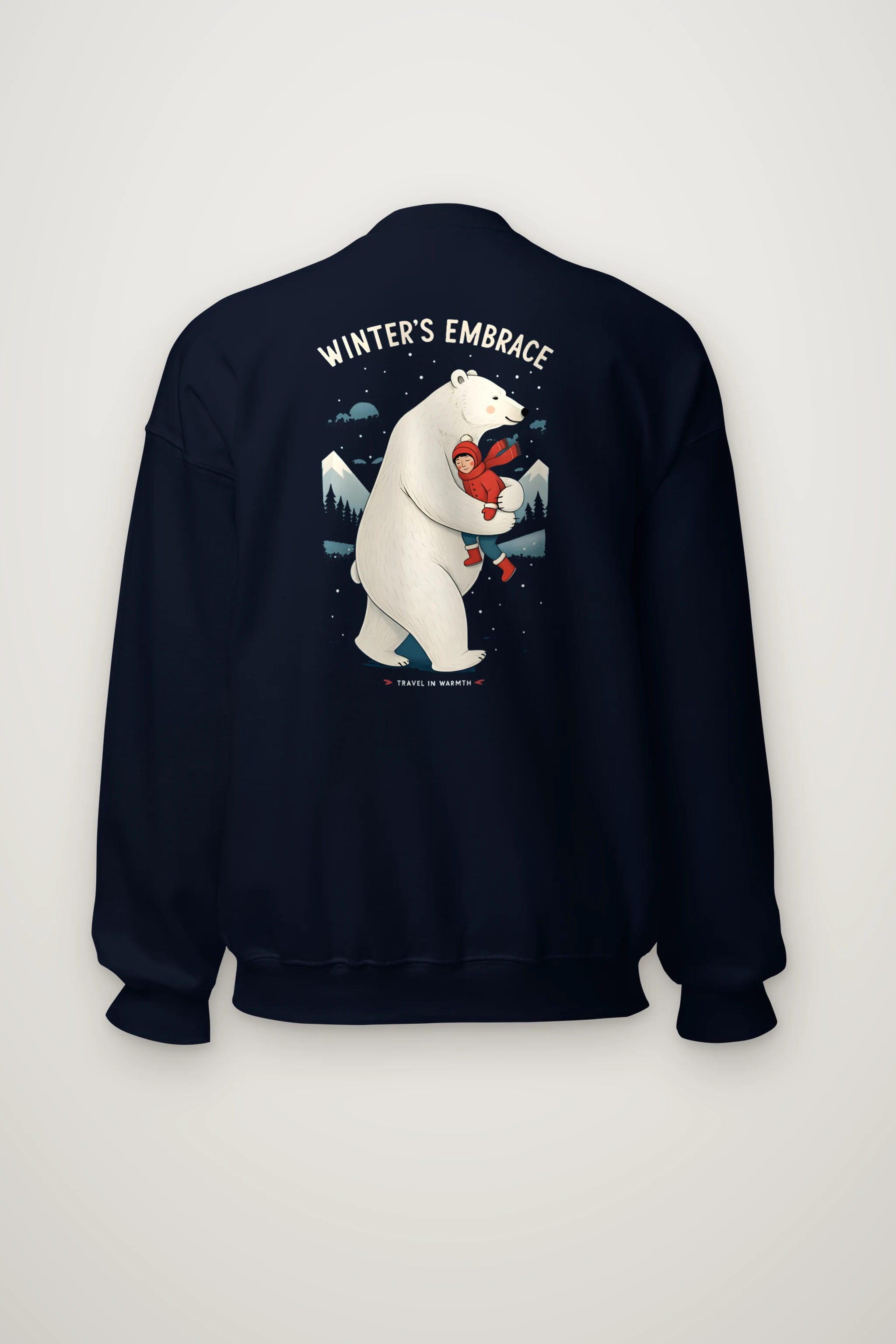 "Winter’s Embrace" Heavy Blend Unisex Crewneck Sweatshirt