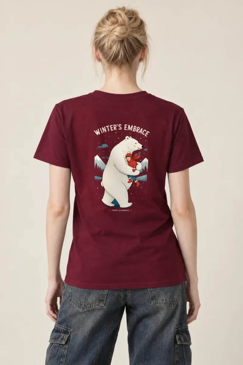 "Winter’s Embrace" Heavyweight Unisex Crewneck T-shirt