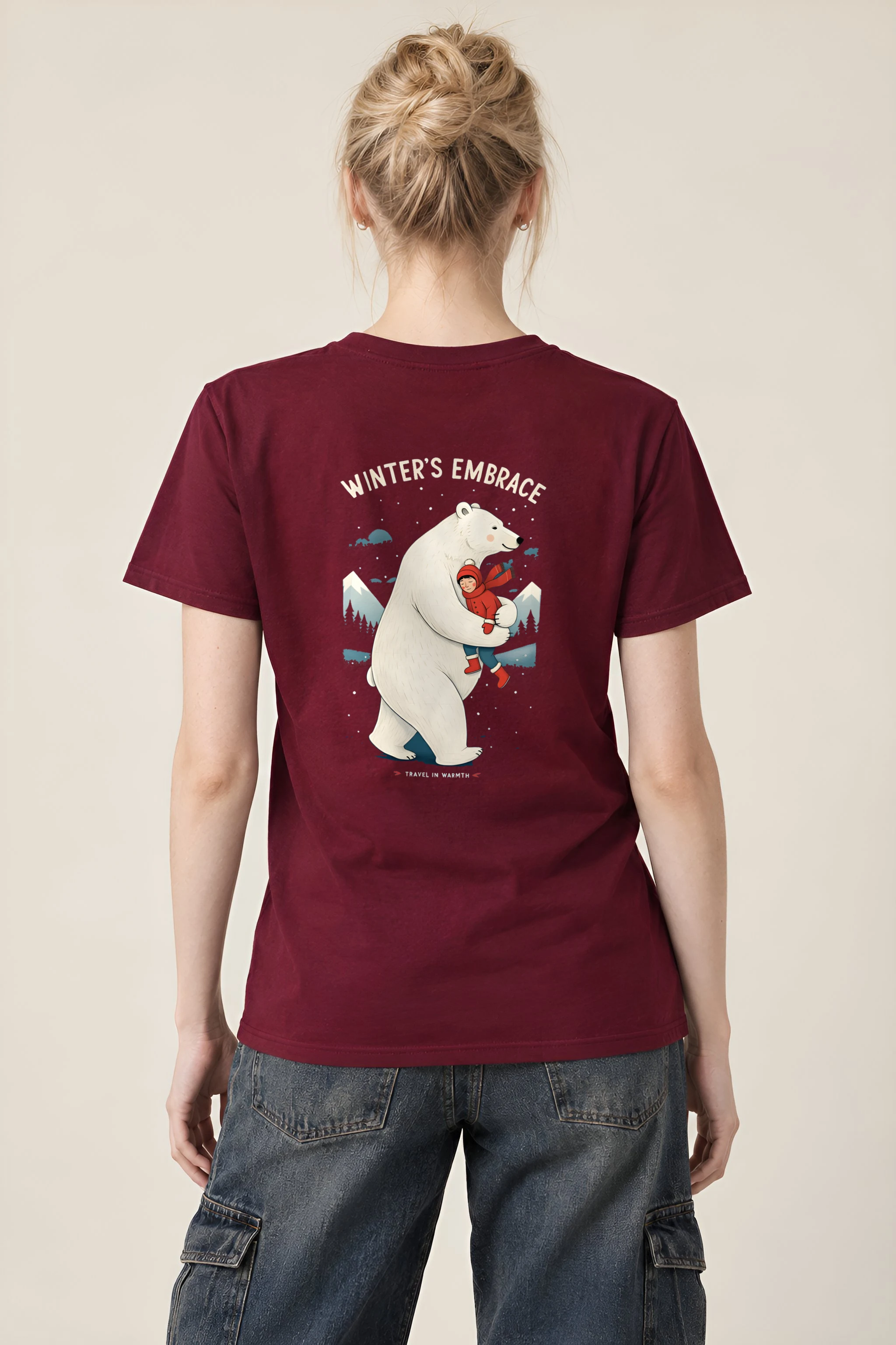 "Winter’s Embrace" Heavyweight Unisex Crewneck T-shirt