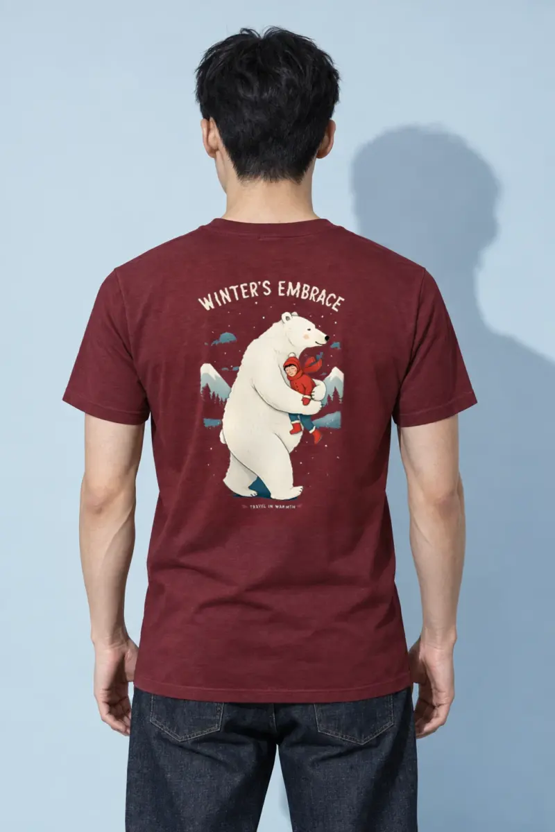 "Winter’s Embrace" Heavyweight Unisex Crewneck T-shirt