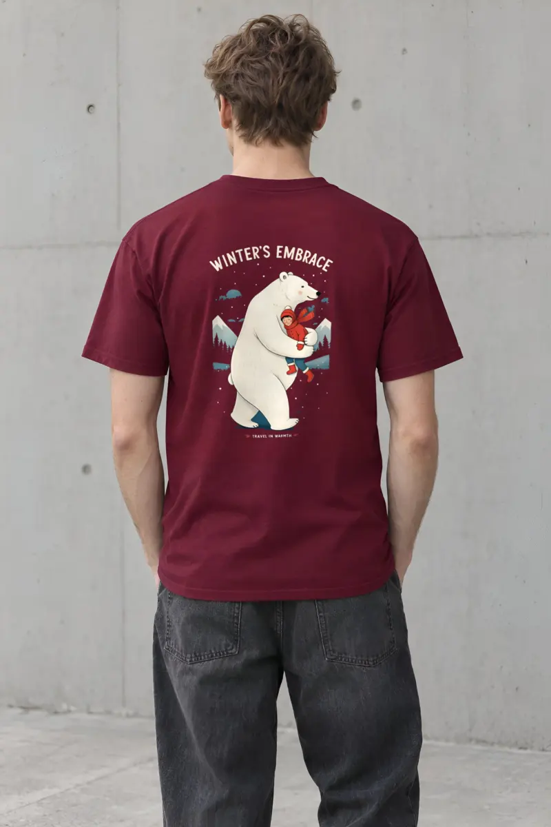 "Winter’s Embrace" Heavyweight Unisex Crewneck T-shirt