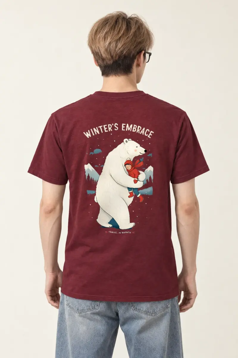 "Winter’s Embrace" Heavyweight Unisex Crewneck T-shirt
