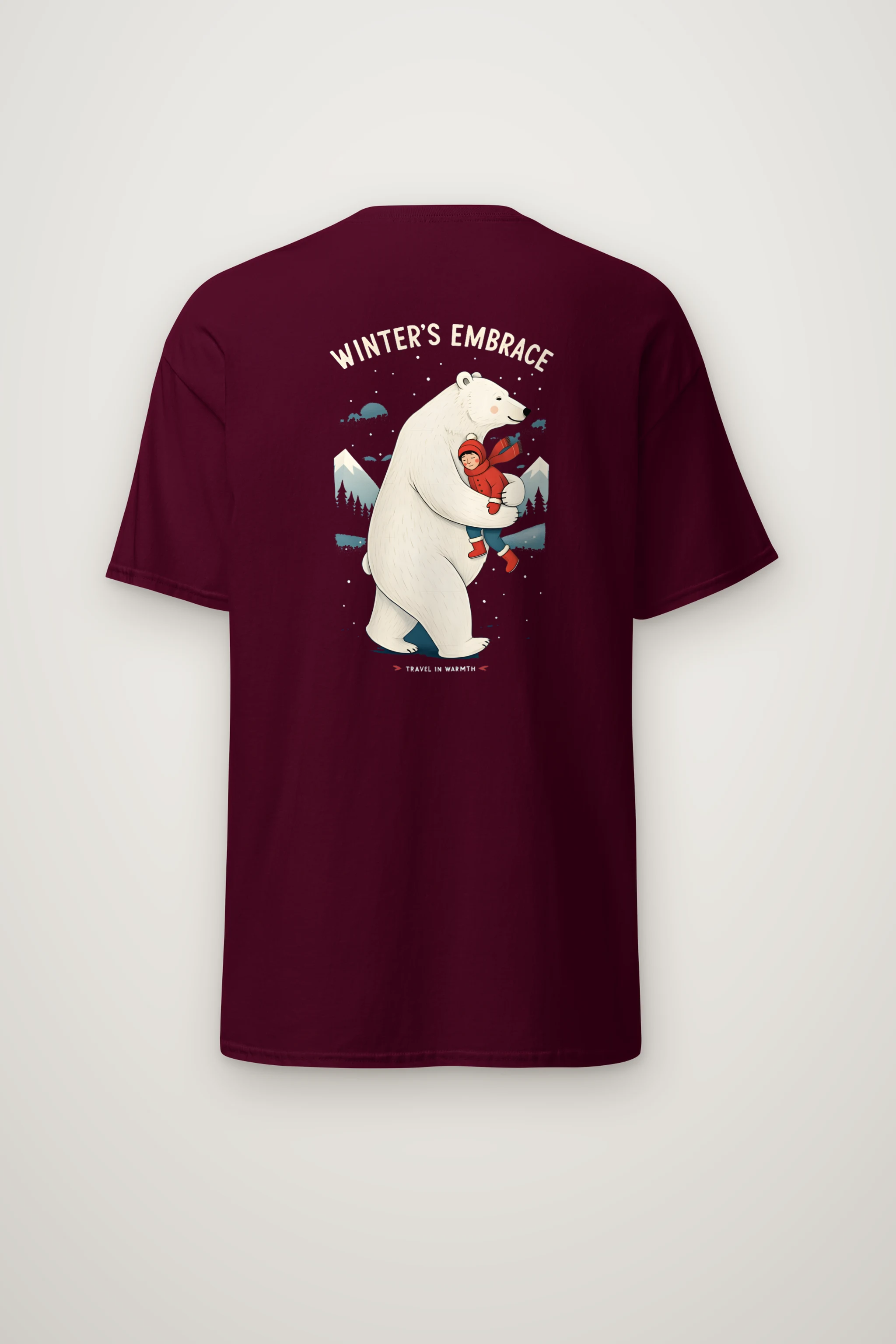 "Winter’s Embrace" Heavyweight Unisex Crewneck T-shirt
