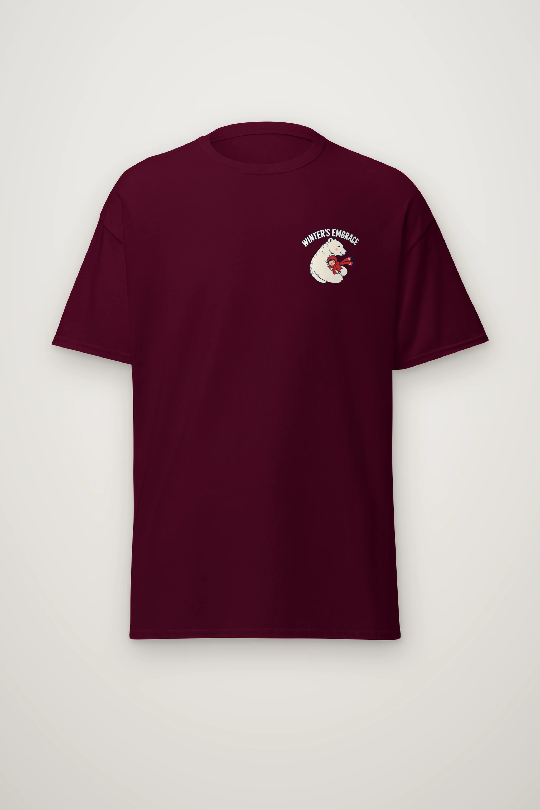 "Winter’s Embrace" Heavyweight Unisex Crewneck T-shirt