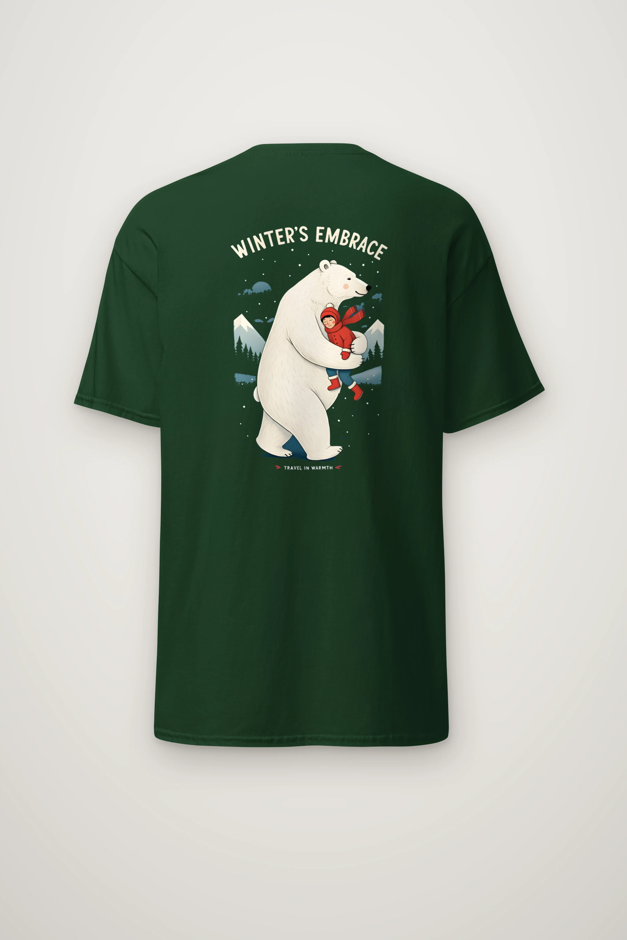 "Winter’s Embrace" Heavyweight Unisex Crewneck T-shirt