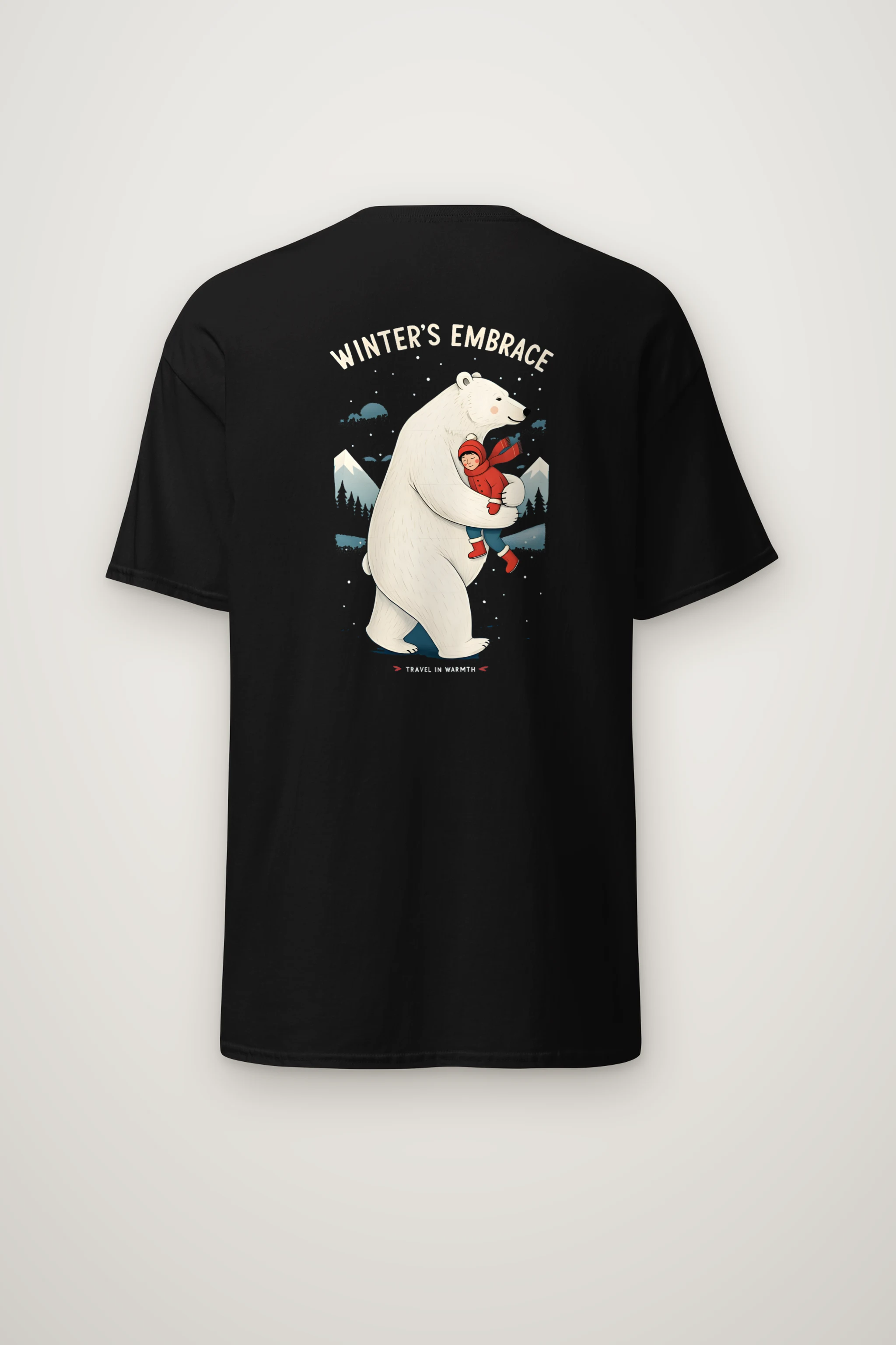 "Winter’s Embrace" Heavyweight Unisex Crewneck T-shirt