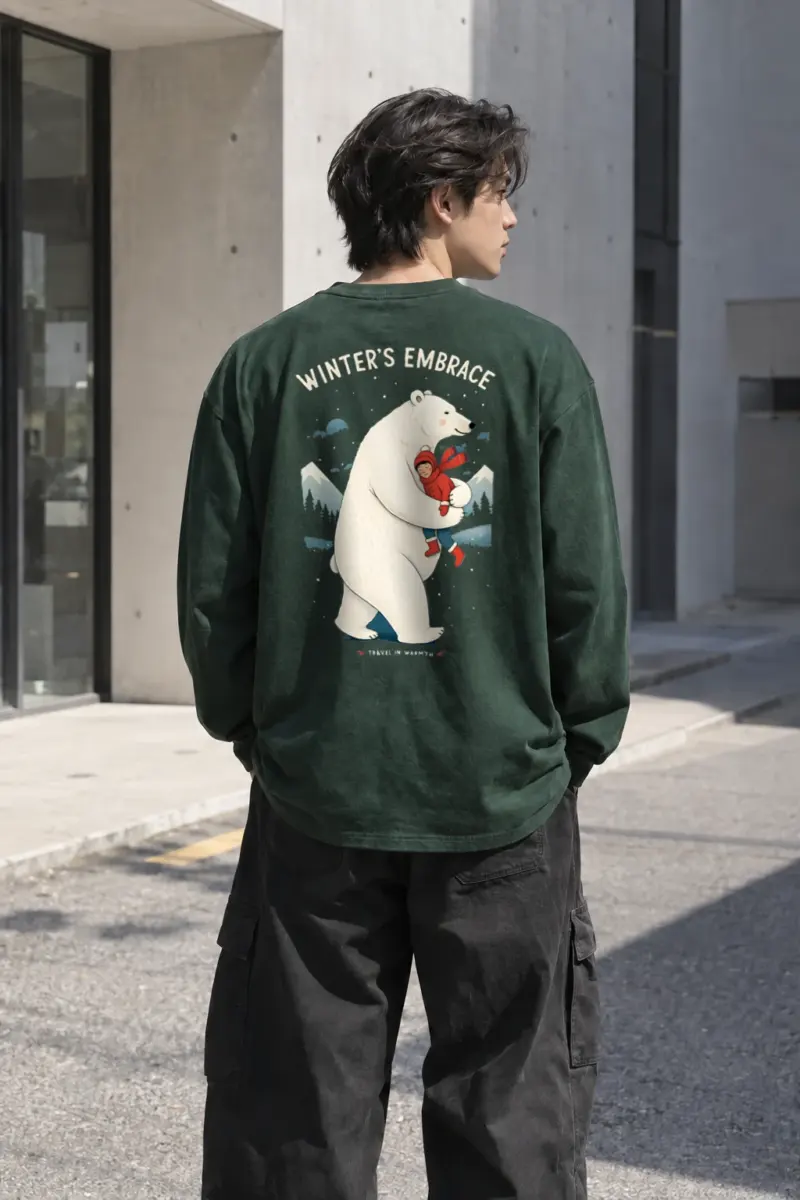 "Winter's Embrace" Unisex Longsleeve T-shirt | Gildan 2400