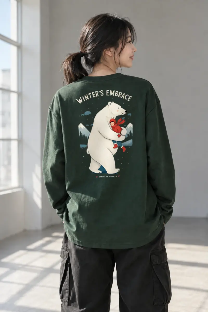 "Winter's Embrace" Unisex Longsleeve T-shirt | Gildan 2400