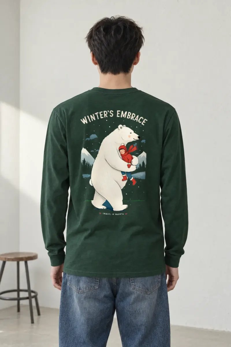 "Winter's Embrace" Unisex Longsleeve T-shirt | Gildan 2400