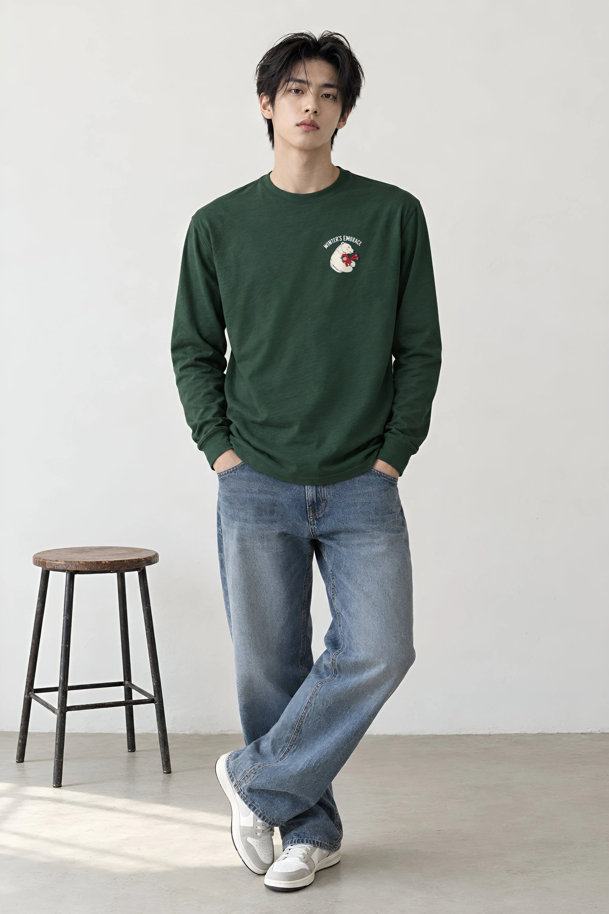 "Winter’s Embrace" Unisex Longsleeve T-shirt