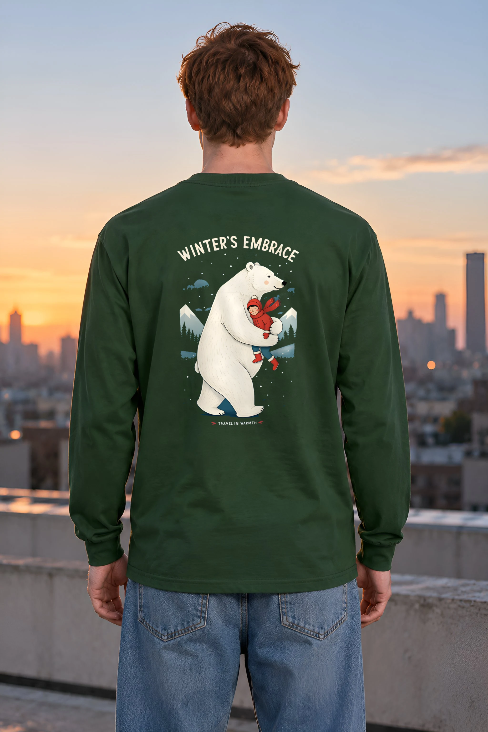 "Winter’s Embrace" Unisex Longsleeve T-shirt