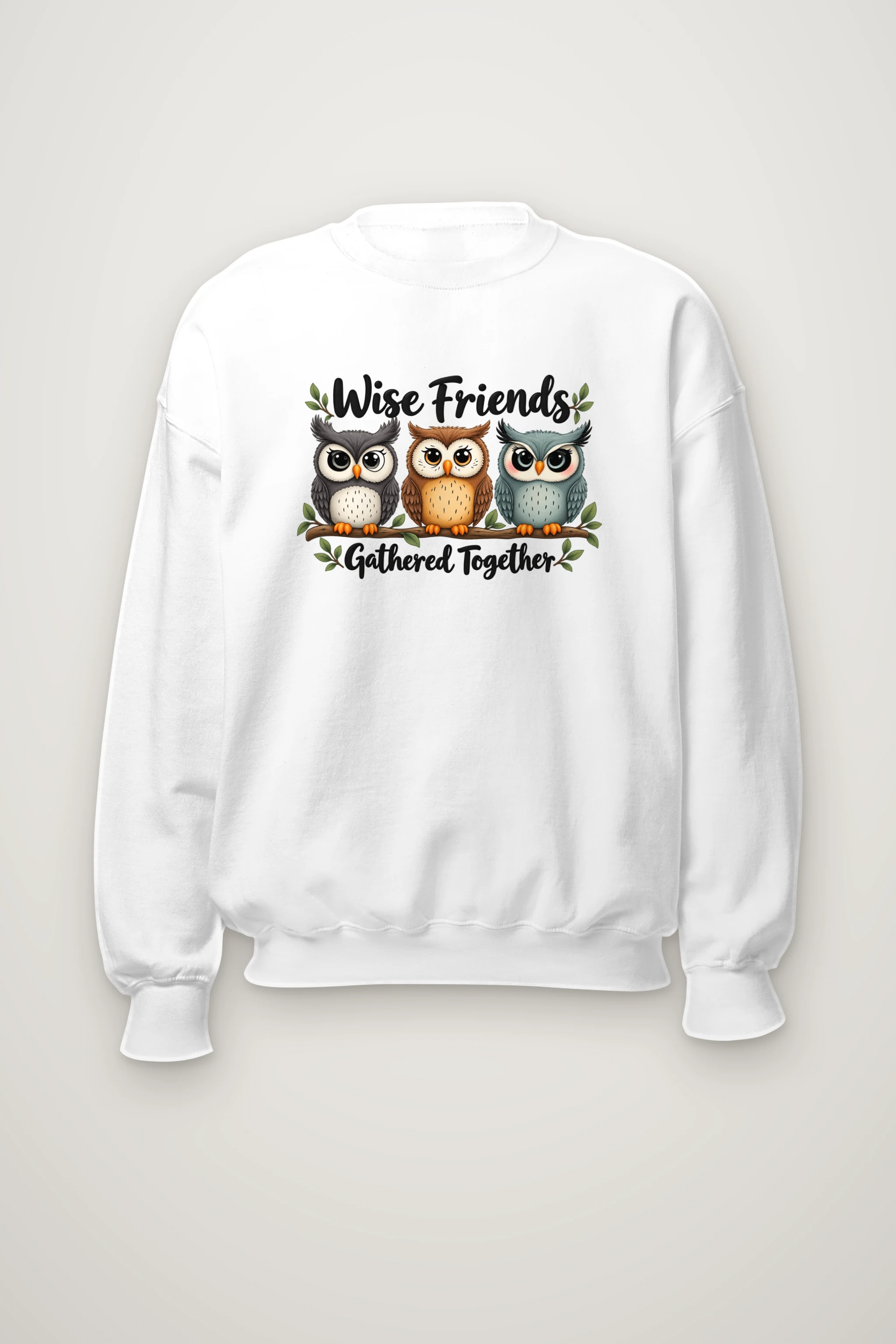 "Wise Friends Gathered" Heavy Blend Unisex Crewneck Sweatshirt