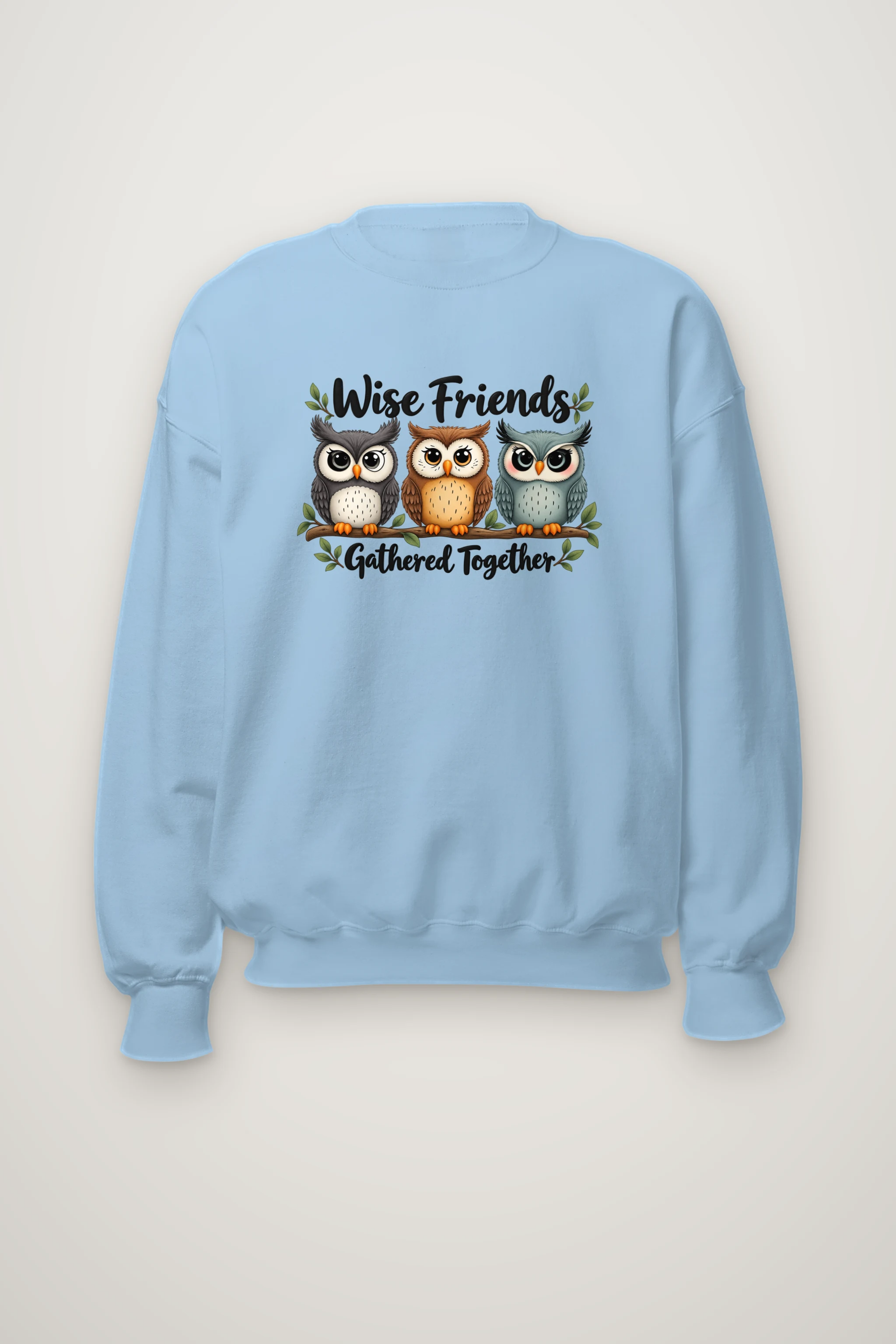 "Wise Friends Gathered" Heavy Blend Unisex Crewneck Sweatshirt