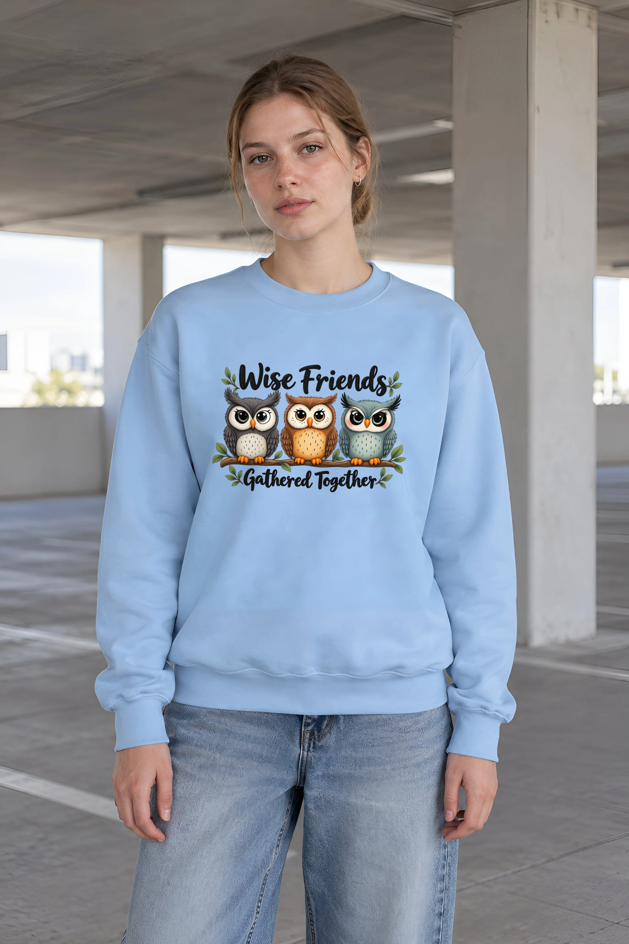 "Wise Friends Gathered" 1 Crewneck Sweatshirt