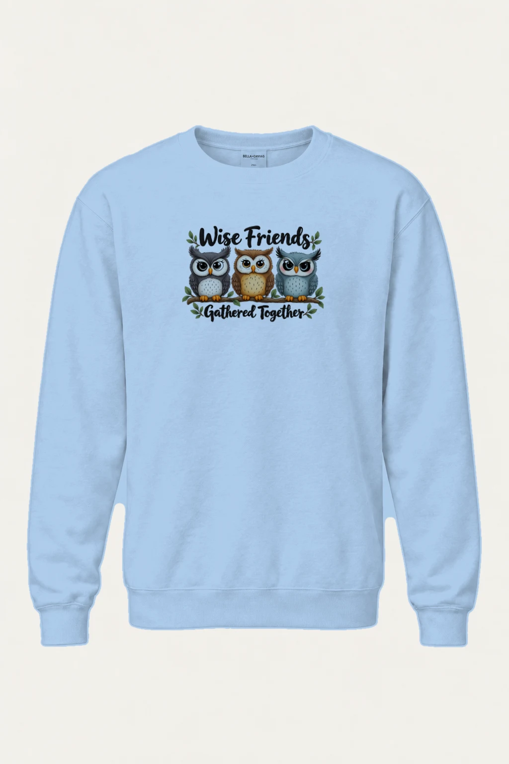 "Wise Friends Gathered" Heavy Blend Unisex Crewneck Sweatshirt | Gildan 18000