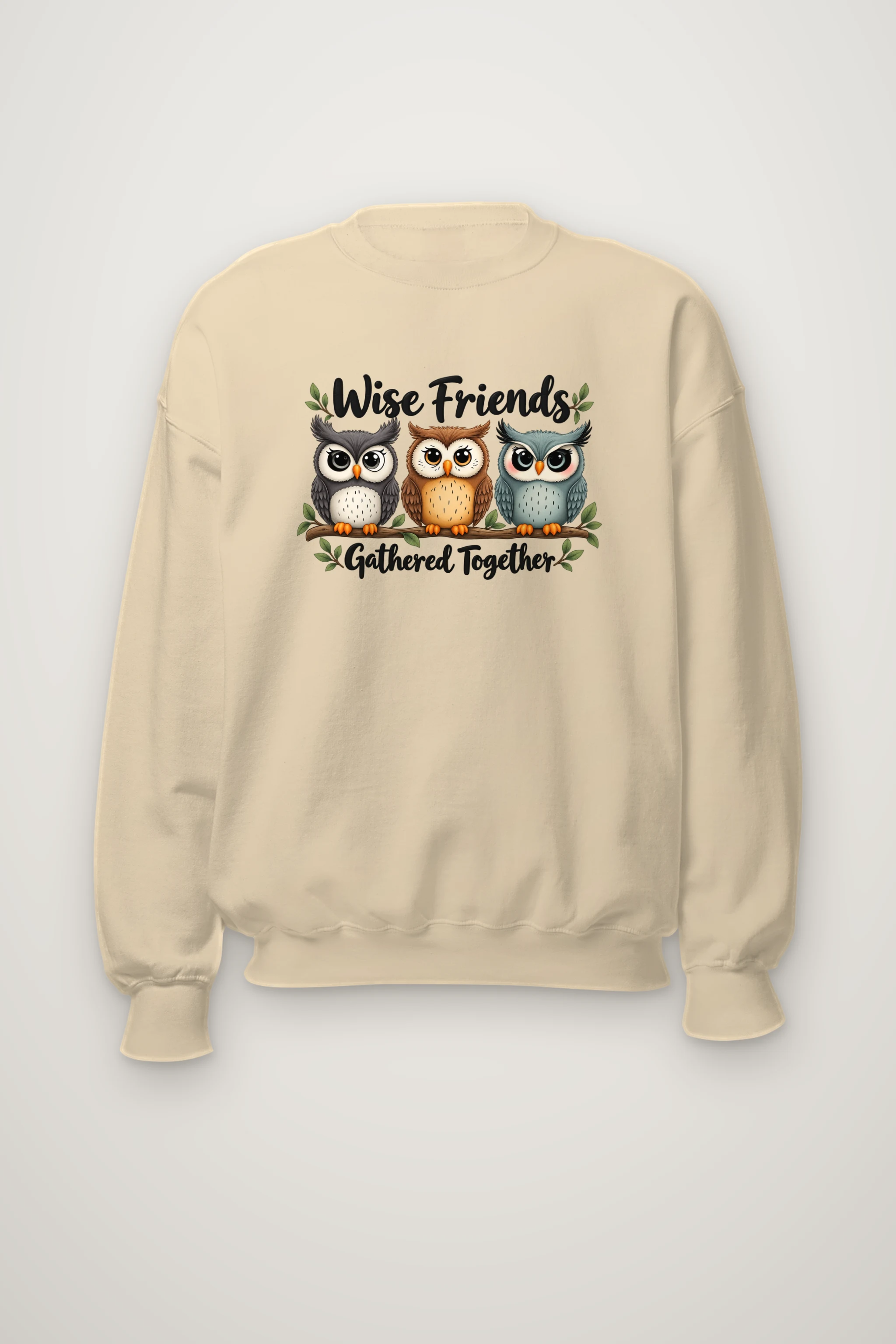 "Wise Friends Gathered" Heavy Blend Unisex Crewneck Sweatshirt
