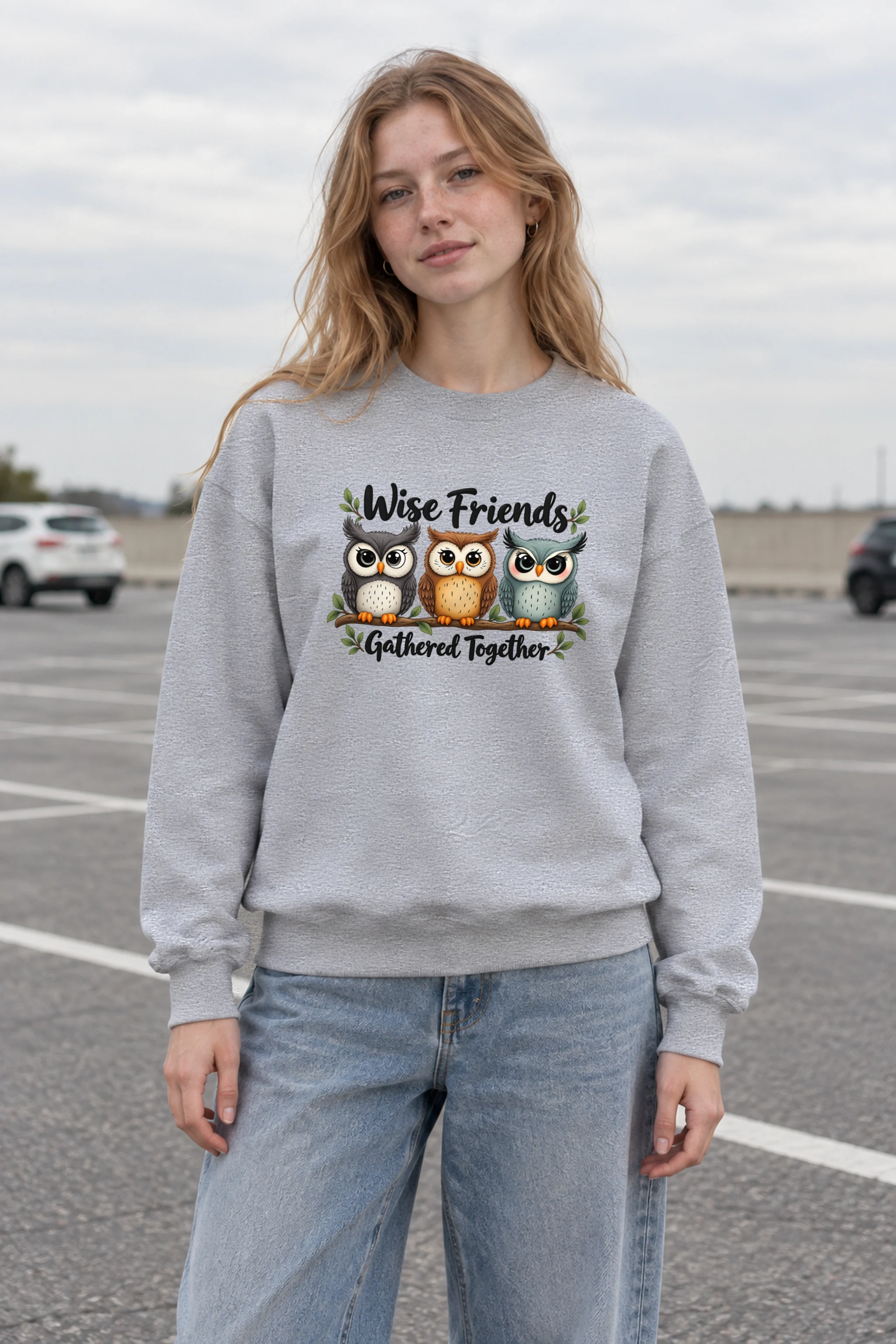 "Wise Friends Gathered" 1 Crewneck Sweatshirt