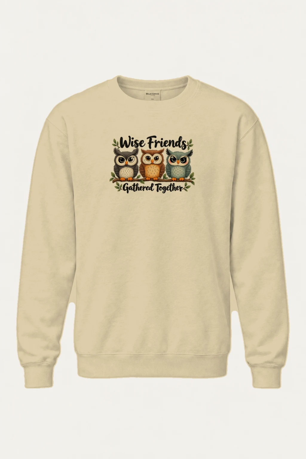 "Wise Friends Gathered" Heavy Blend Unisex Crewneck Sweatshirt | Gildan 18000
