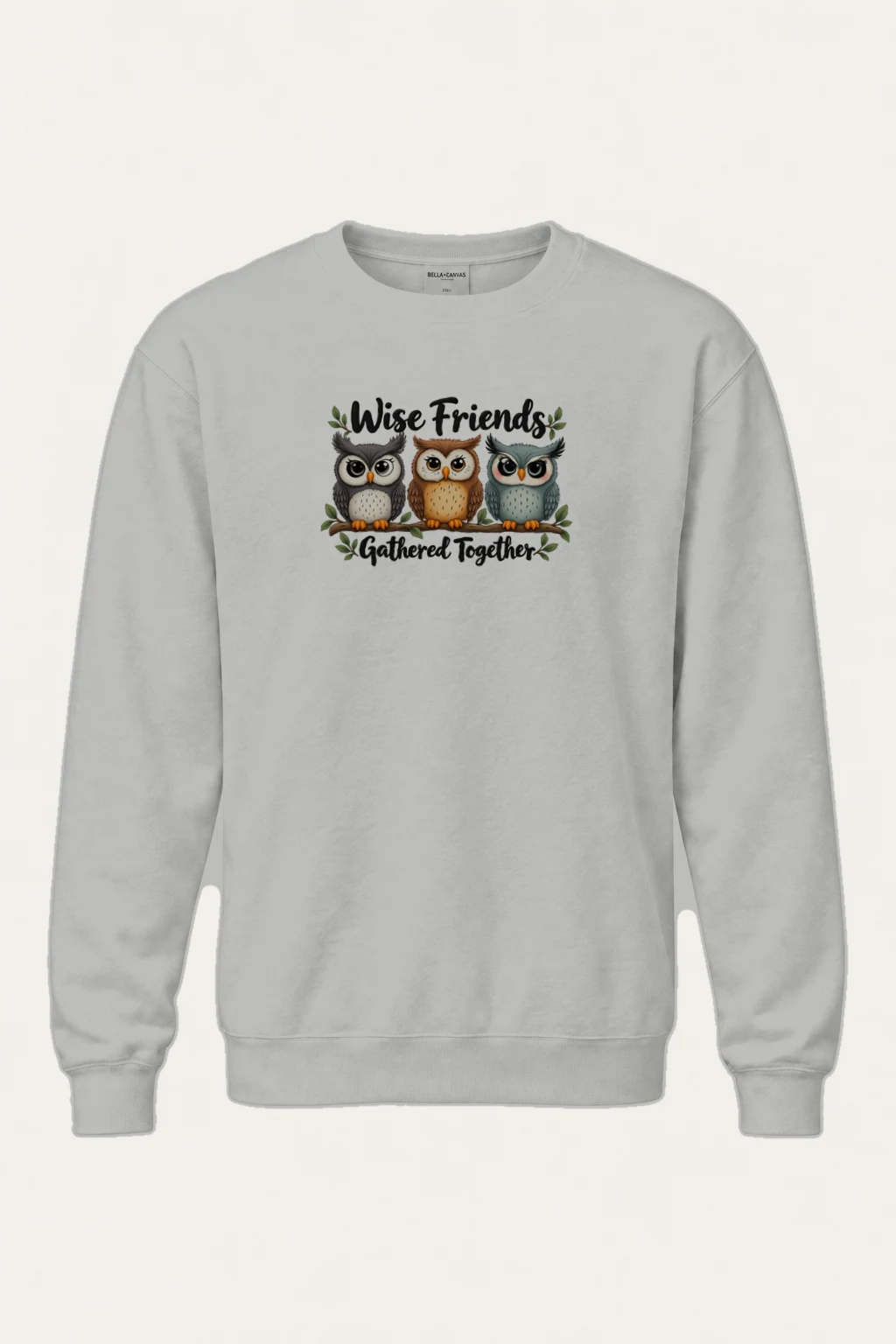 "Wise Friends Gathered" Heavy Blend Unisex Crewneck Sweatshirt | Gildan 18000