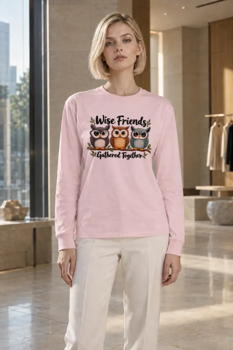 "Wise Friends Gathered" Unisex Longsleeve T-shirt | Gildan 2400