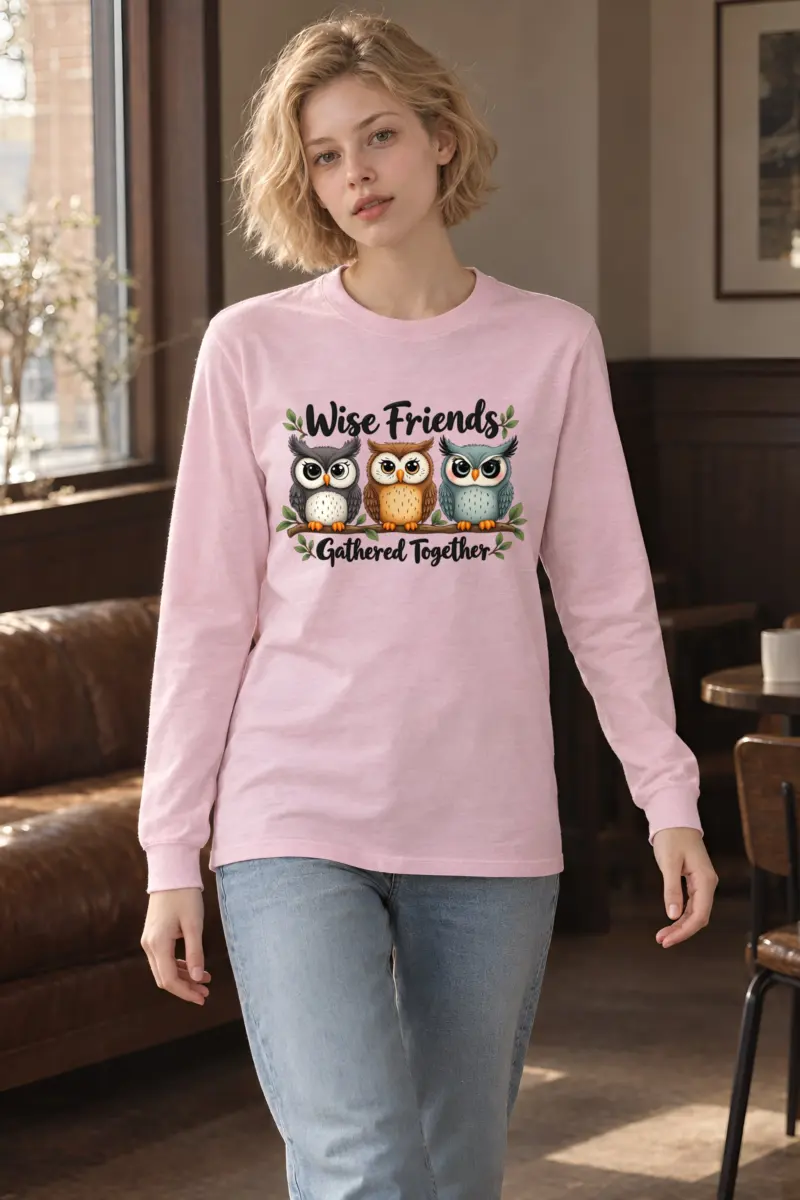 "Wise Friends Gathered" Unisex Longsleeve T-shirt