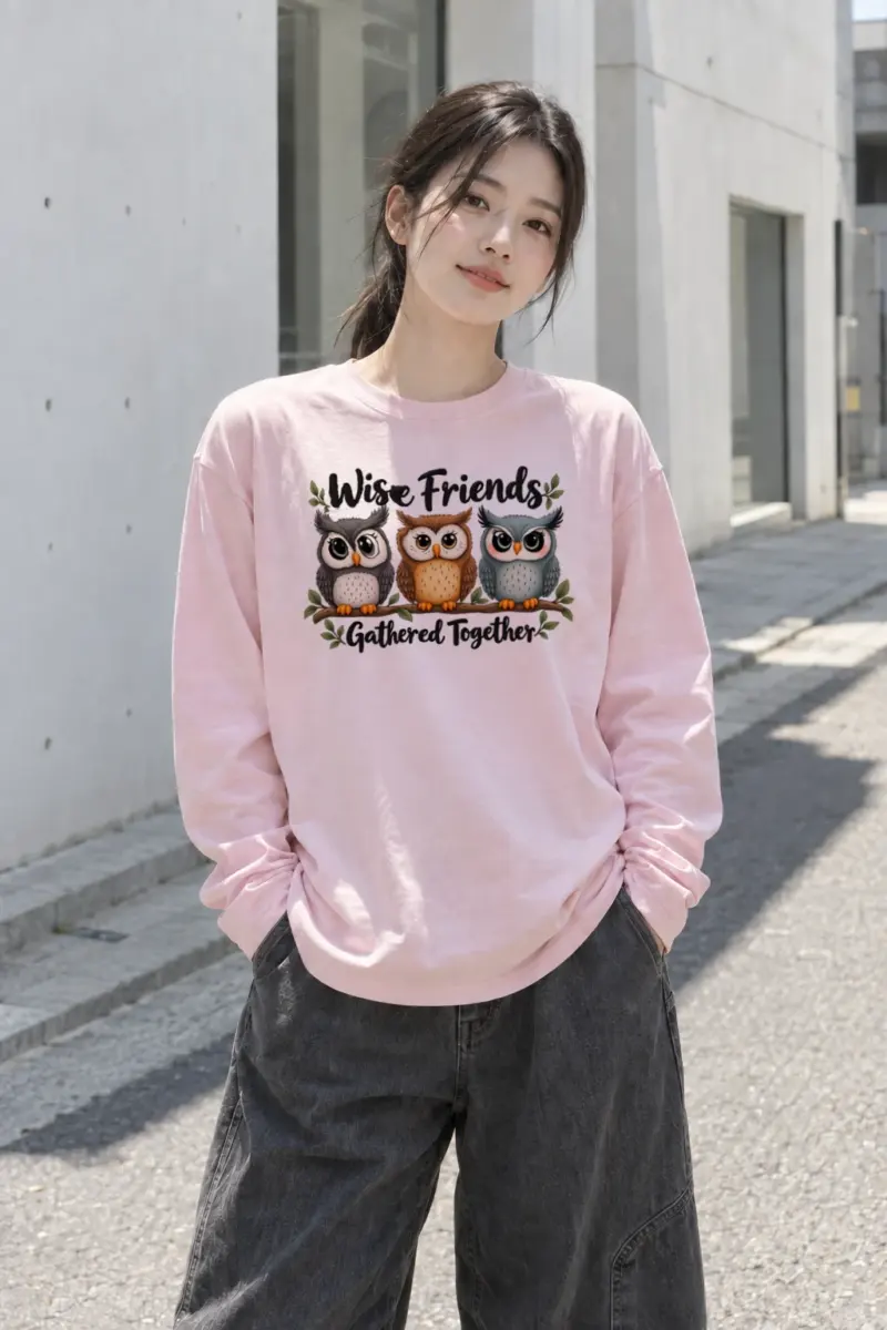 "Wise Friends Gathered" Unisex Longsleeve T-shirt | Gildan 2400