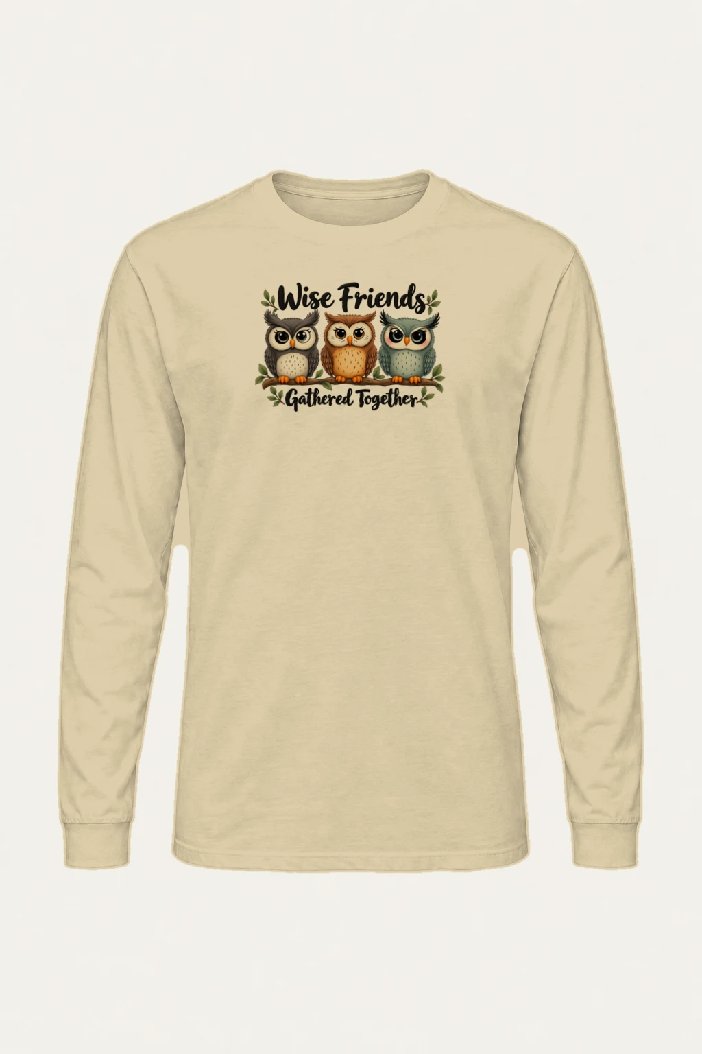 "Wise Friends Gathered" Unisex Longsleeve T-shirt | Gildan 2400