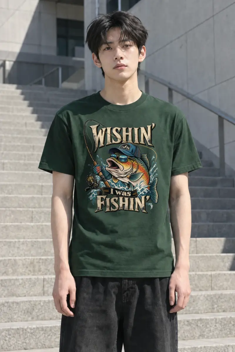 "Wishin" Heavyweight Unisex Crewneck T-shirt