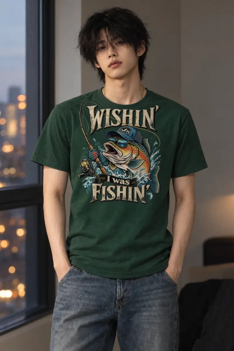 "Wishin" Heavyweight Unisex Crewneck T-shirt