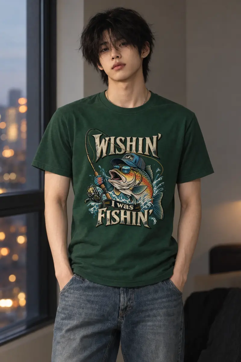 "Wishin" Heavyweight Unisex Crewneck T-shirt