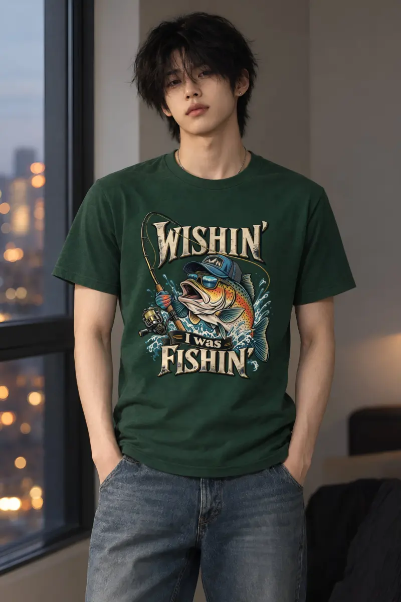 "Wishin" Heavyweight Unisex Crewneck T-shirt