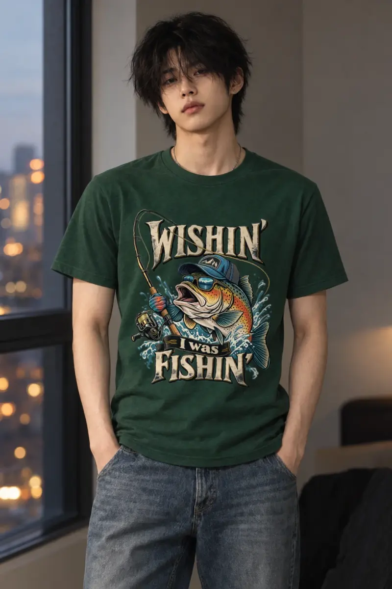 "Wishin" Heavyweight Unisex Crewneck T-shirt