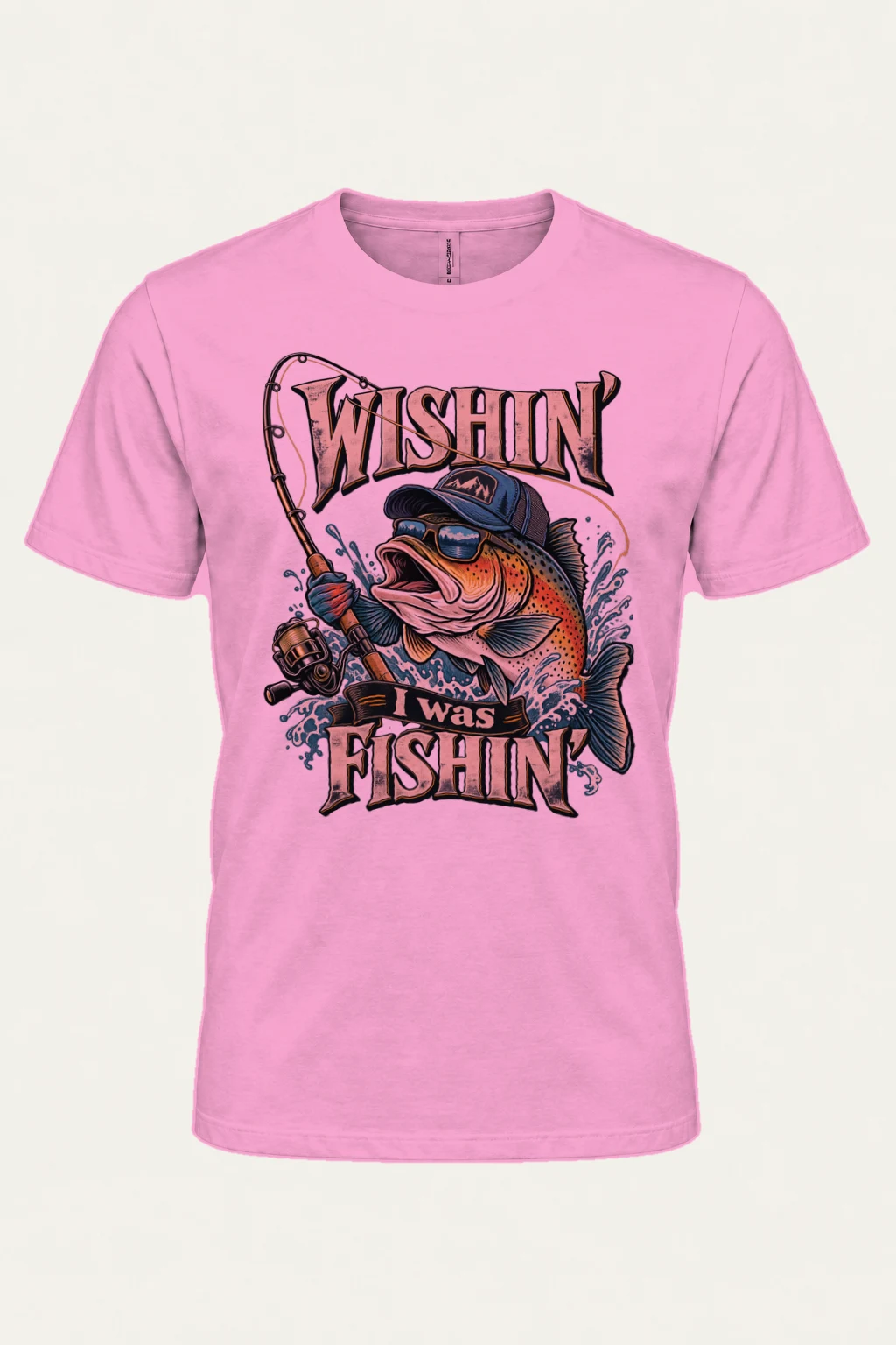 "Wishin" Heavyweight Unisex Crewneck T-shirt | Gildan 5000