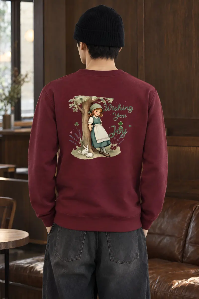 "Wishing You Joy" Heavy Blend Unisex Crewneck Sweatshirt