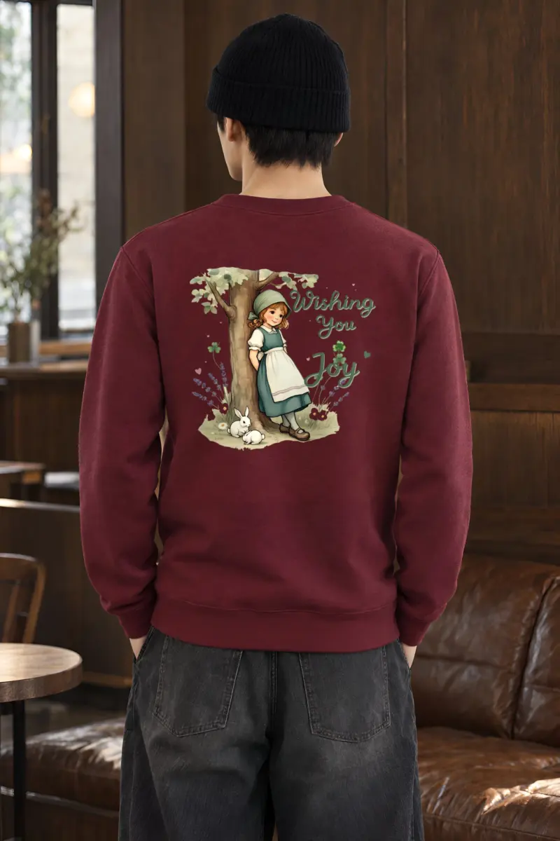 "Wishing You Joy" Heavy Blend Unisex Crewneck Sweatshirt