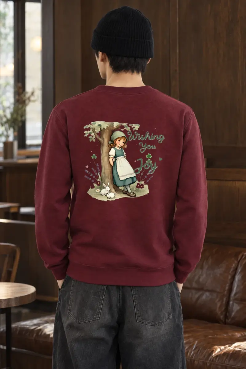 "Wishing You Joy" Heavy Blend Unisex Crewneck Sweatshirt